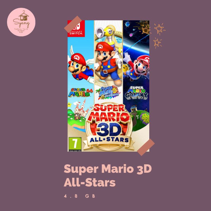 Super Mario 3D All-Stars Nintendo Switch All Stars Star