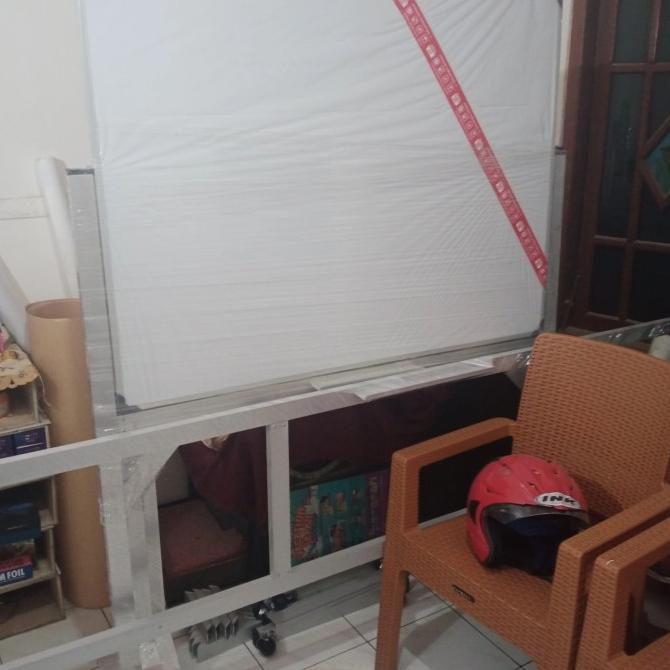 

Buruan serbu] whiteboard standing single face non magnetic 90 x 120 cm