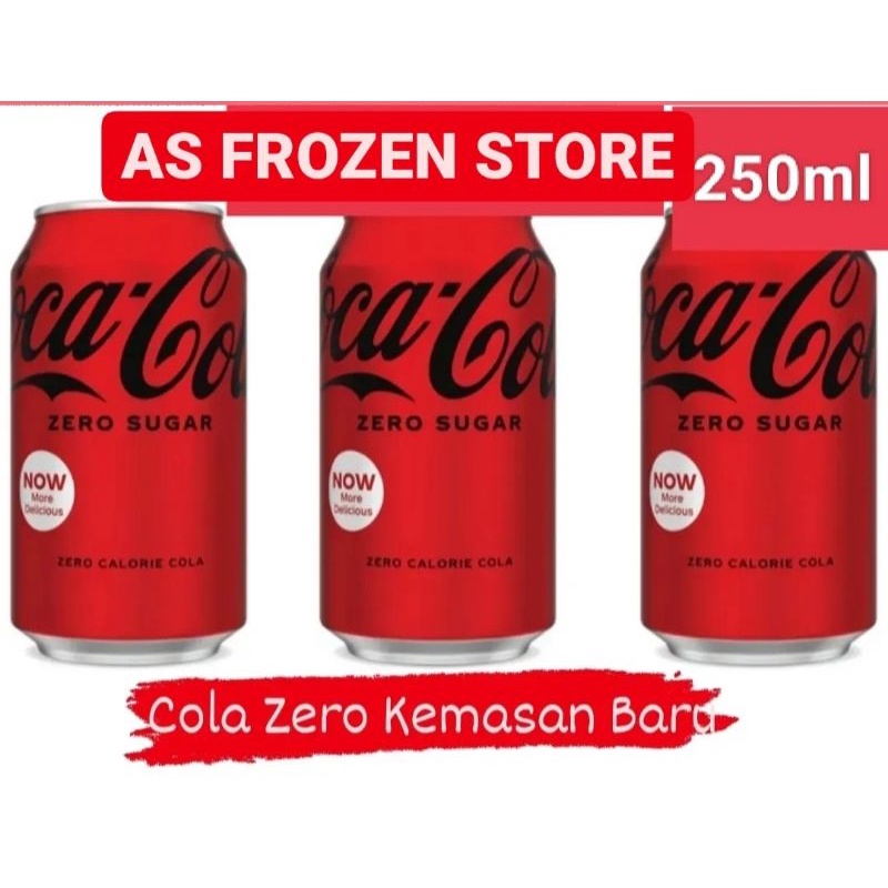 

Coca Cola Zero Can 250ml / Diet Coke / Coca Cola Zero Kaleng 1dus 24pc