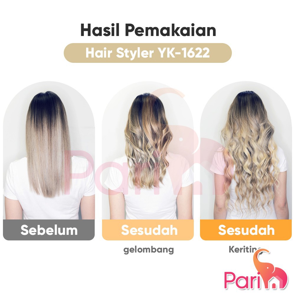 CATOKAN PENGERTING DAN PELURUS RAMBUT 2 IN 1 YK-1622