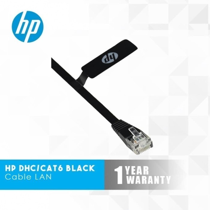 CAT 6 KABEL LAN HP DHC-3M FLAT Black