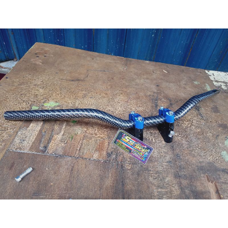 stang rzr carbon + Raiser stang