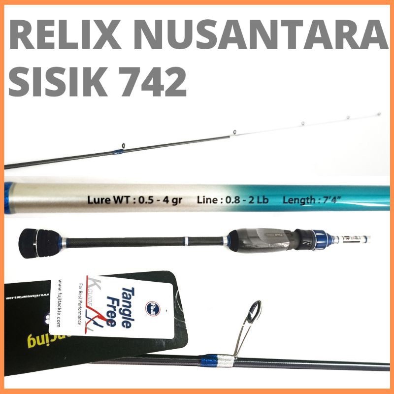 Joran Sisik 742 Ajing Spesial 2 Lb Joran Relix Nusantara Joran Casting Ultralight