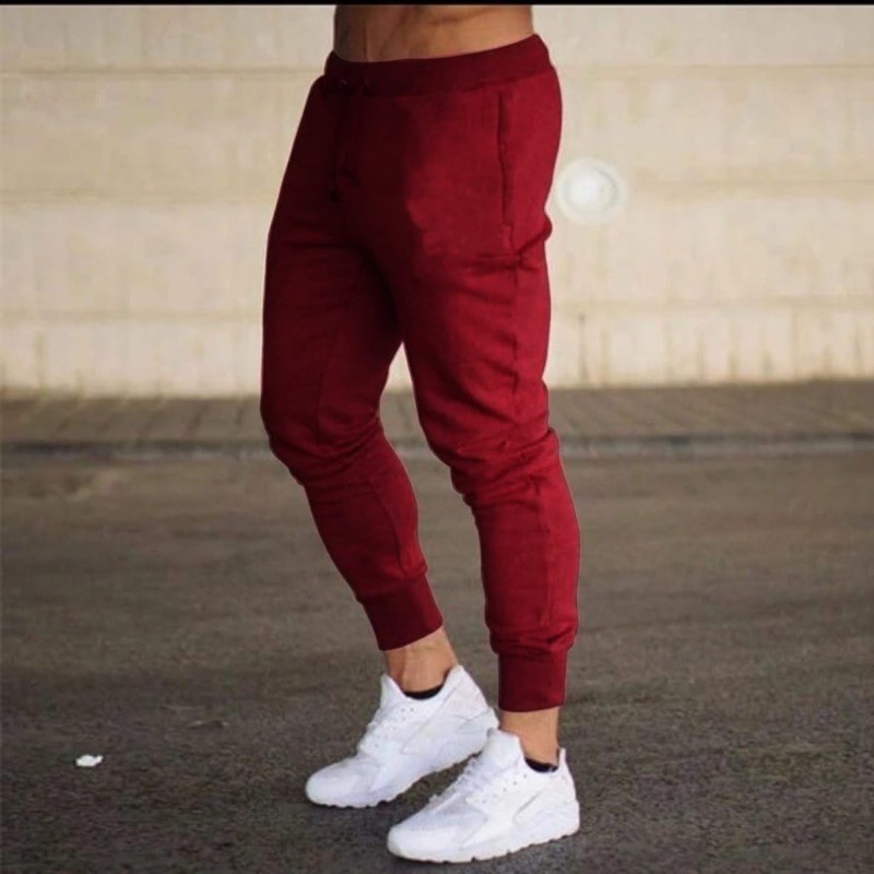 CELANA JOGGER POLOS PRIA JOGER PANTS PANJANG COWOK FASHION OLAHRAGA GYM