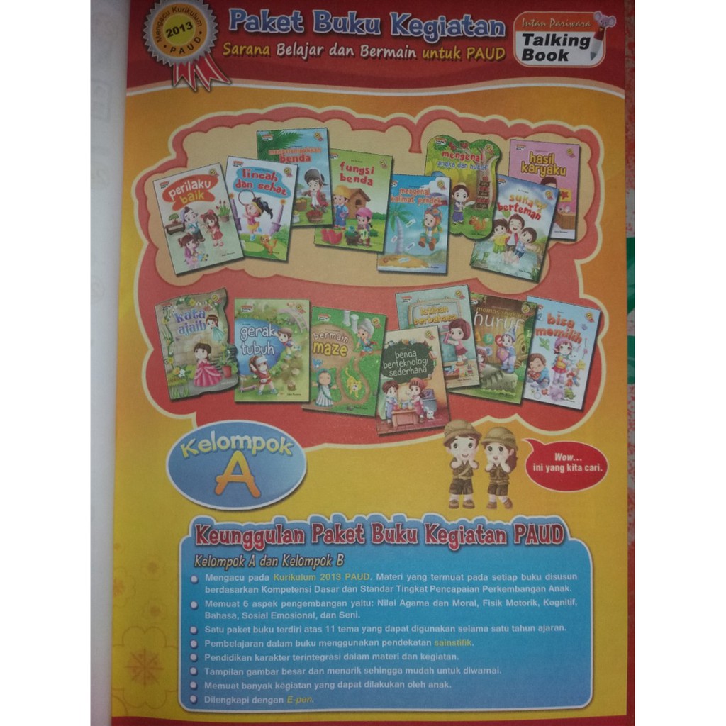 Paket Tk A Lengkap Kur 13 Intan Pariwara Bagus Shopee Indonesia
