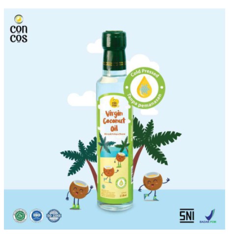 

Concos Virgin Coconut Oil Kids 250ml Minyak Kelapa Murni 250ml