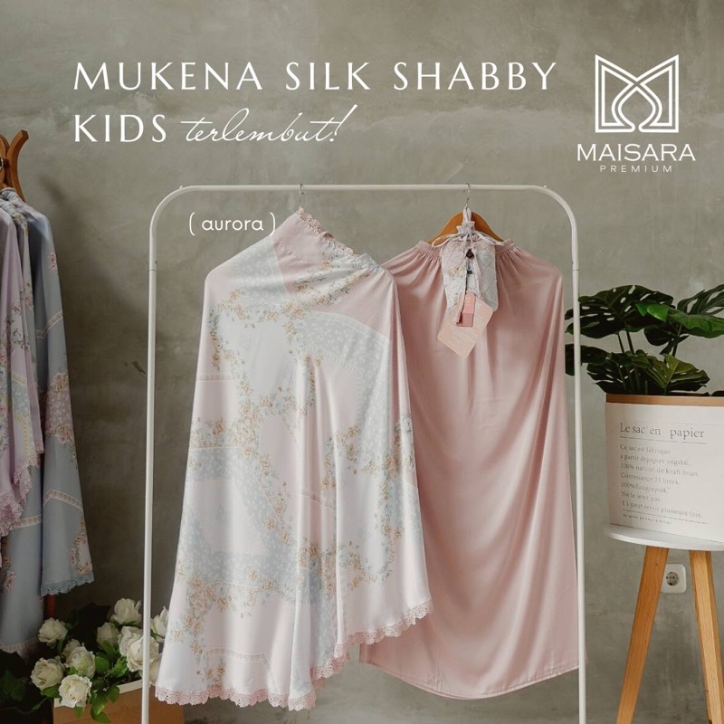 Mukena Anak Silk Shabby Maisara Premium ( Kids )