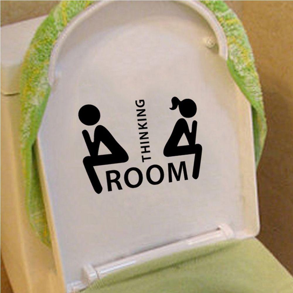 [Elegan] Stiker Toilet Dekorasi Vinyl DIY Home Decor