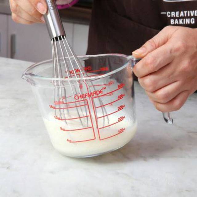 Gelas ukur takar kaca chefmade glass measuring cup ukuran ml