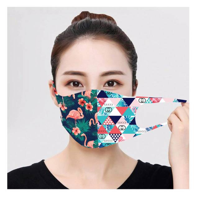 Masker scuba motif