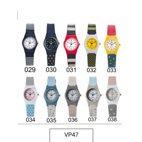 jam tangan cewek Q&amp;Q WATCH VS49J 001Y - 010Y JAM TANGAN ANAK original