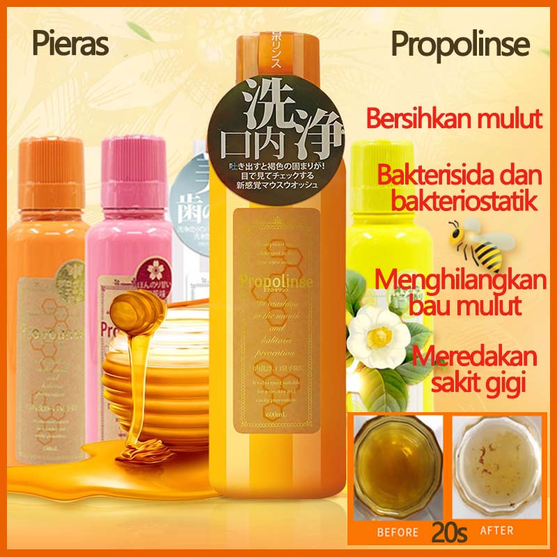 (Original) Official StoreJepang original 100% Propolinse mouthwash Propolis pemutih gigi 150ml 600ml