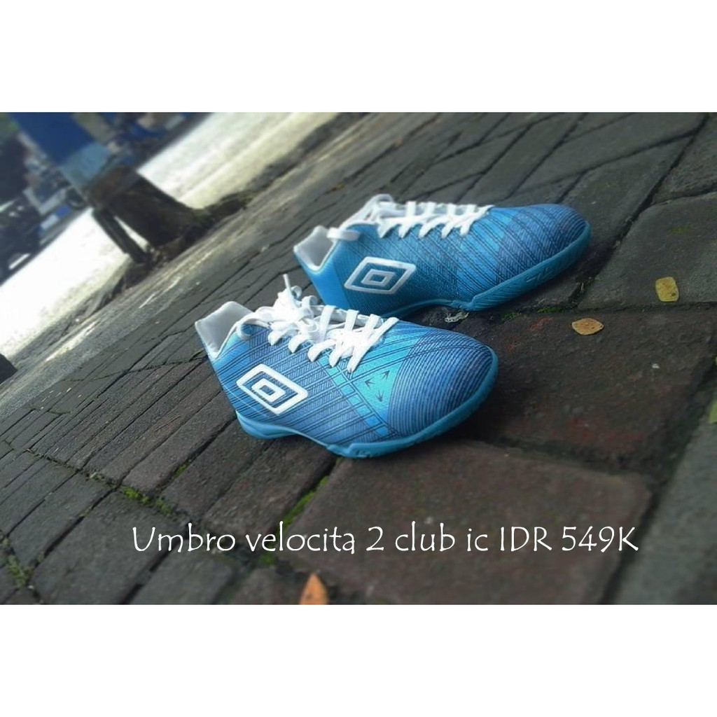 sepatu futsal umbro velocita 2 club ic