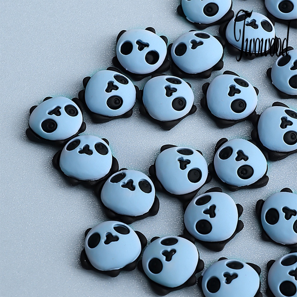 Twowood 5Pcs / Set Ornamen Kartun Panda Untuk Dekorasi Nail Art DIY