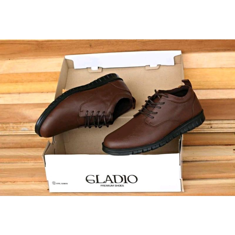 sepatu pria bahan kulit asli gladio