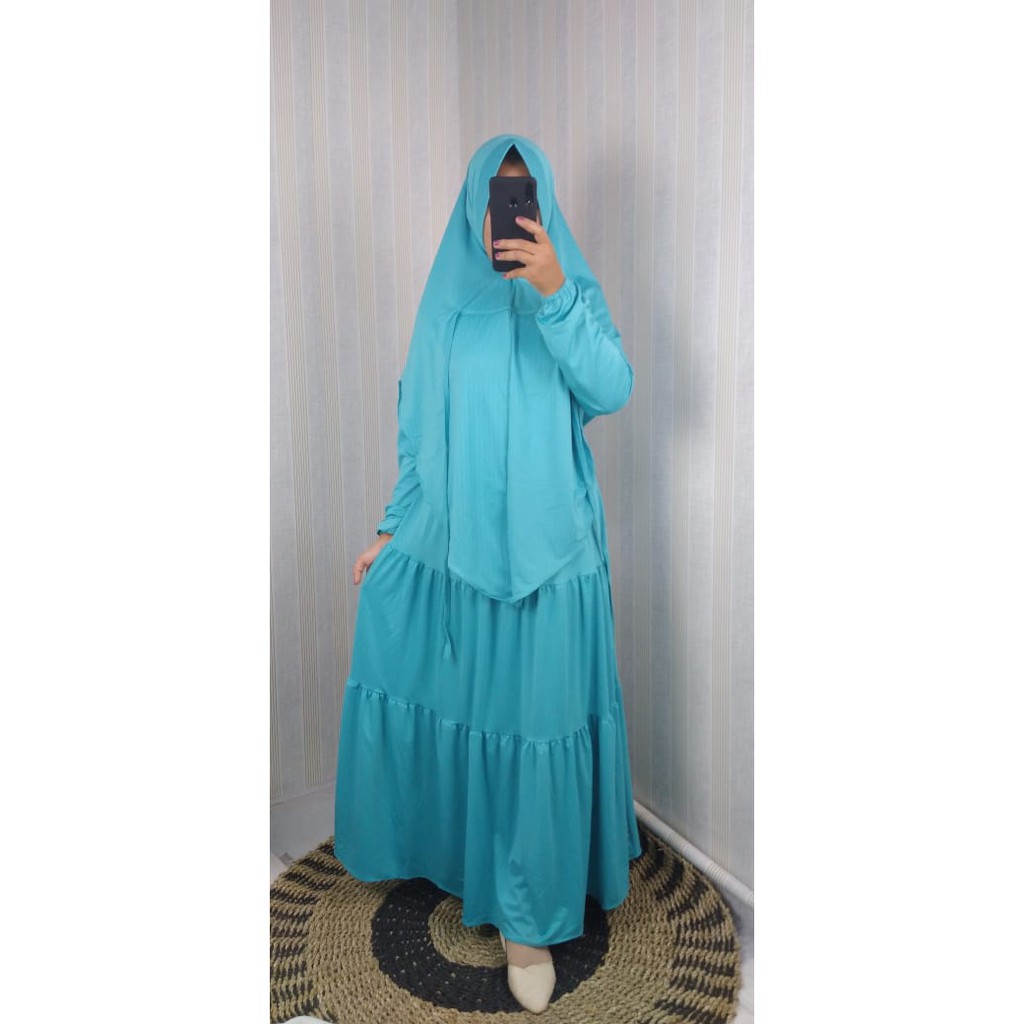 GAMIS SET SYARI JERSEY rempel SET LISTIANI