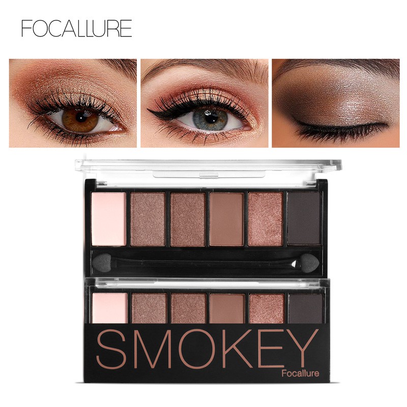 FA06 FOCALLURE 6 Colors Eyeshadow - BPOM