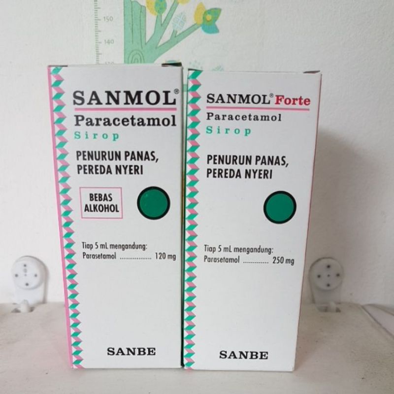 SANMOL paracetamol sirup penurun panas anak