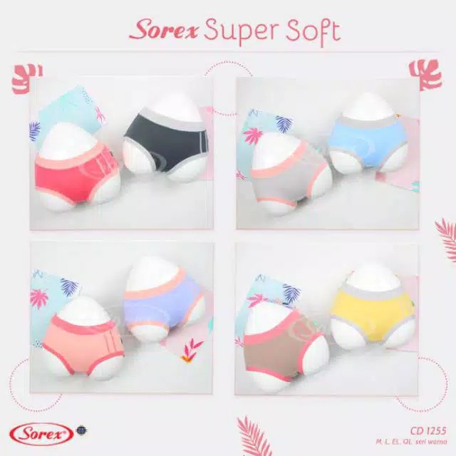 Celana Dalam Wanita Super Soft Sorex 1255  / CD Cewek Prempuan Super Lembut Sorex