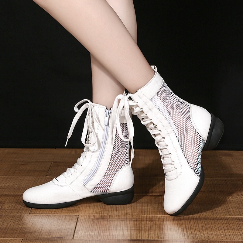 KAMILA JARING - Sepatu Line Dance / Dansa Latin Boots Jaring Heels