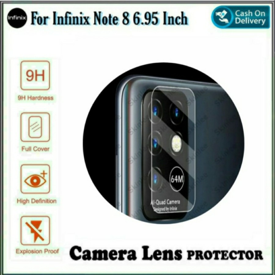 INFINIX NOTE 8 NOTE 7  NOTE 7 LITE Tempered Glass Camera Anti Gores Kamera Bening