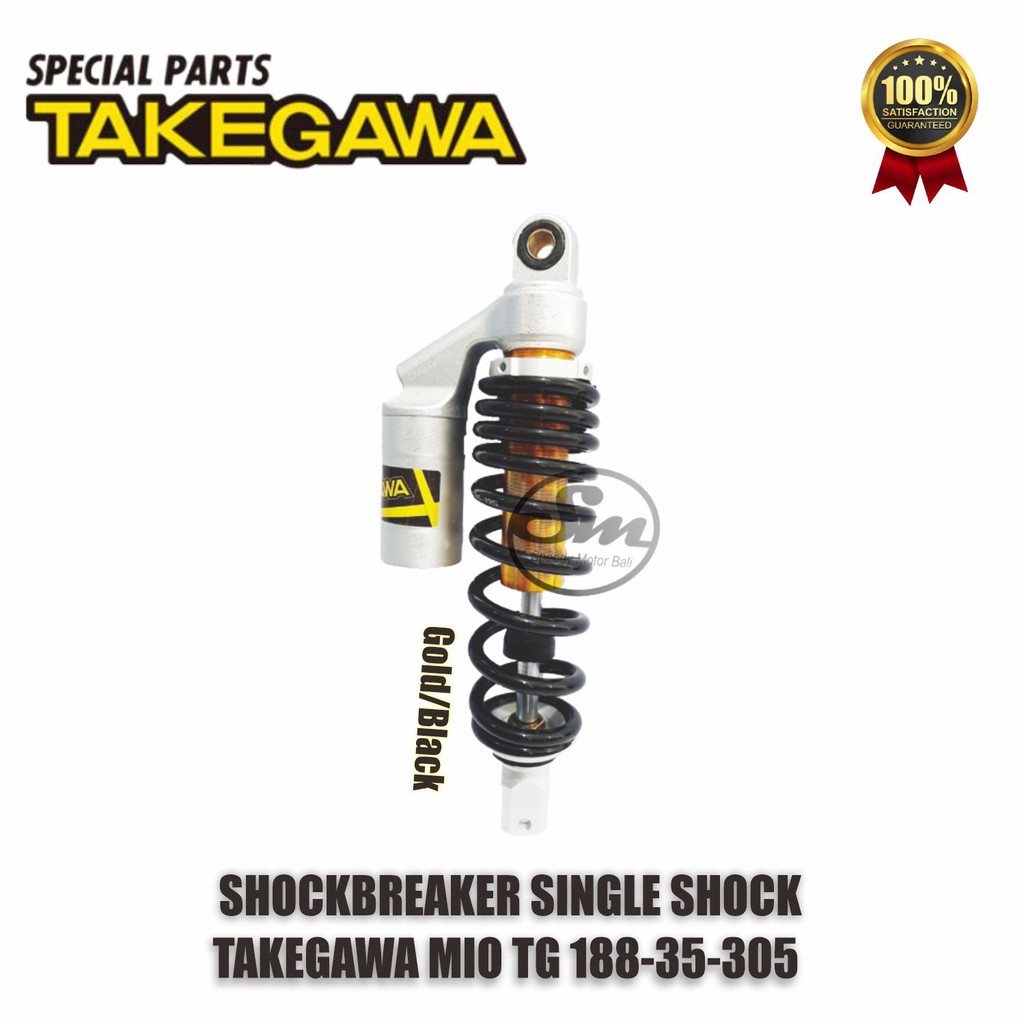Shockbreaker Motor / Single Shock TG188 305MM MIO Takegawa - Gold/Black