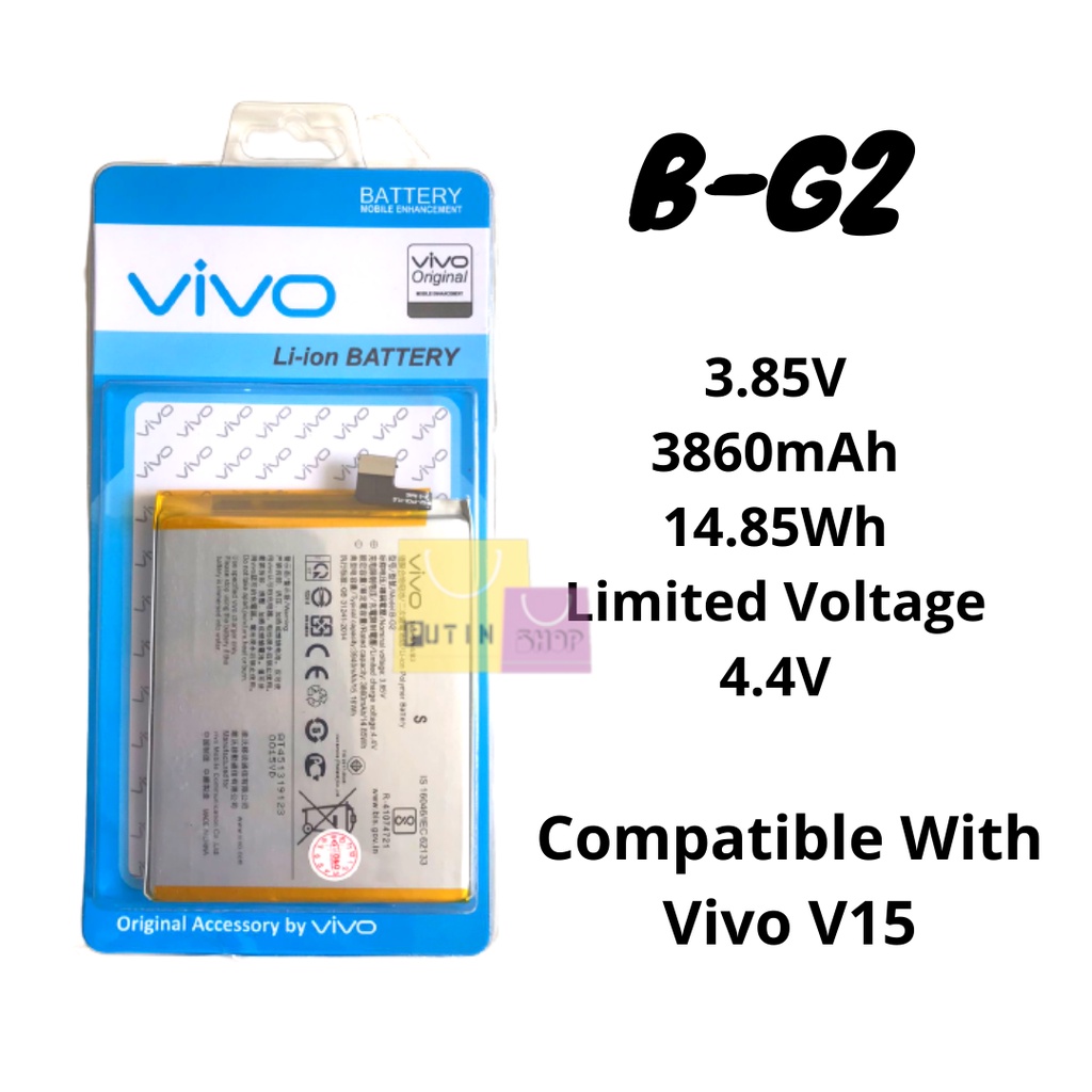 (P) Baterai Batere Battery Vivo V15 original B-G2