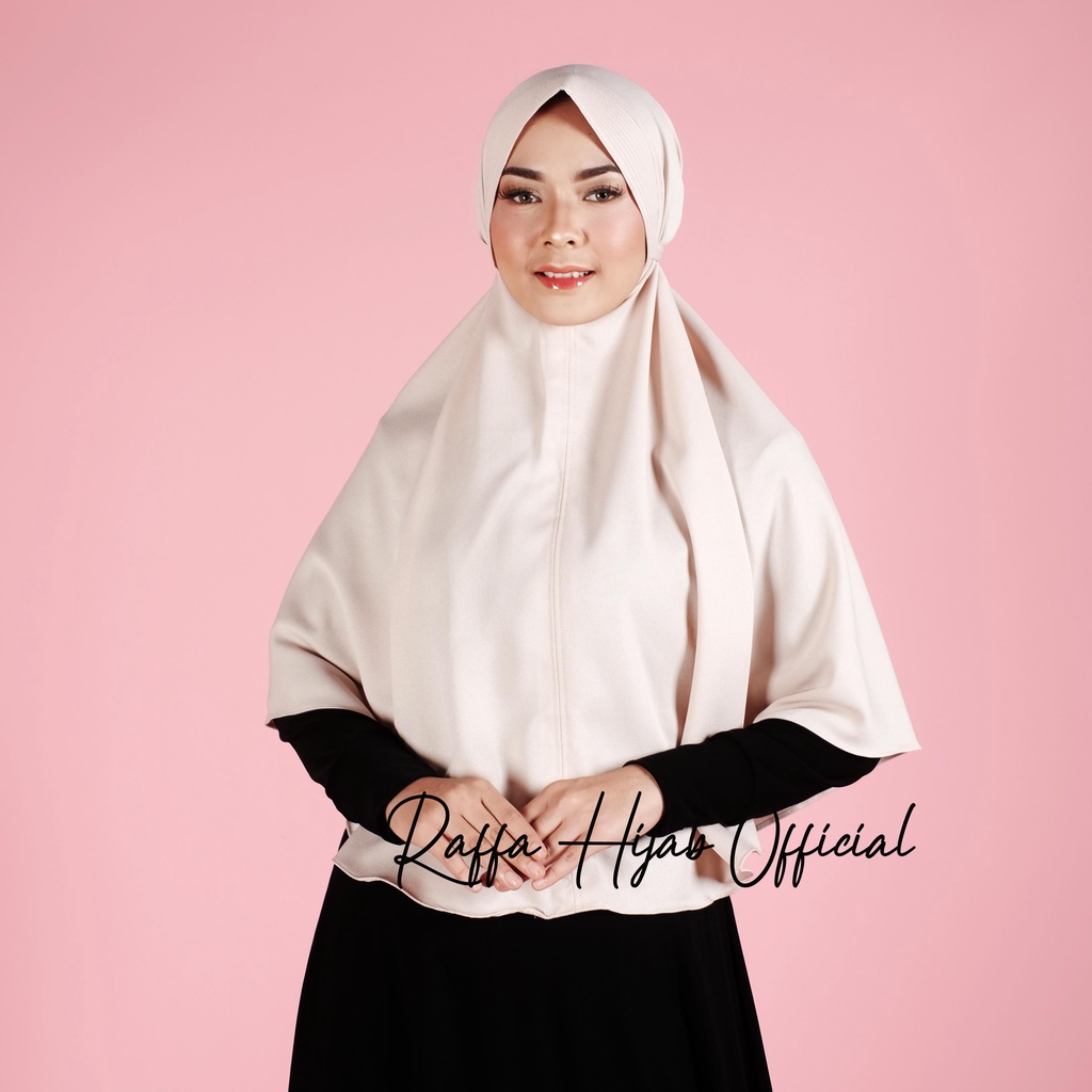 HIJAB BERGO MARYAM JUMBO TALI  PAD MOSCREPE L