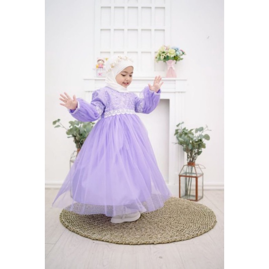 gamis terbaru 2022/baju muslimah anak perempuan/gaun pesta anak terbaru