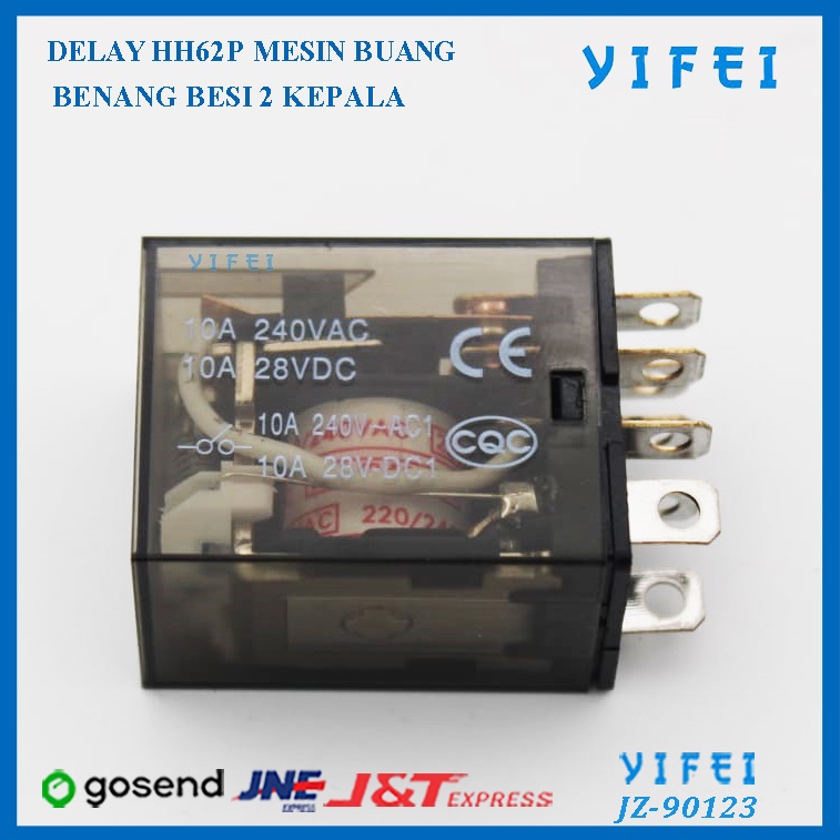 DELAY HH62P MESIN BUANG BENANG BESI 2KEPALA/YIFEI-90123