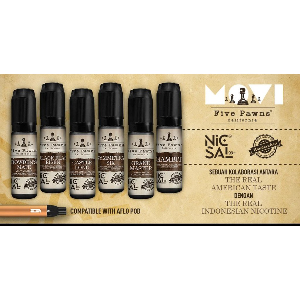 SALT FIVE PAWN SERIES 15 ML 100% ORIGINAL