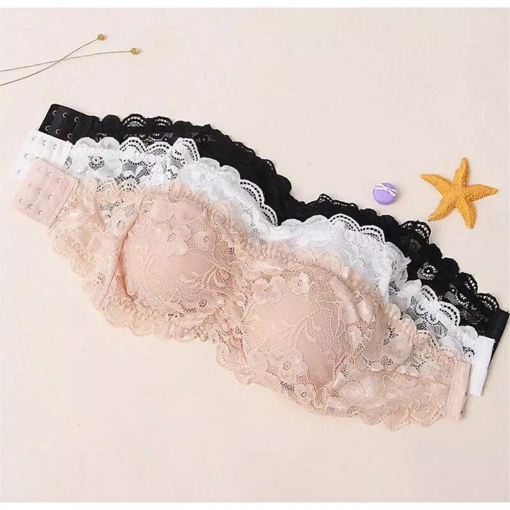 ( Fy ) BRA IMPORT BRA/BH Kemben murah  Bandeau IMPORT Sexy Model Tanpa Tali plus Busa