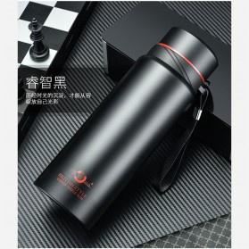 Botol Minum Thermos Vacuum Stainless Steel 800ml - Black - 7RHA9IBK