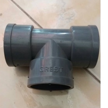 Tee T 2,5" inch GREST 2 1/2 INCH Fitting Pvc Sambungan Pipa Pvc Paralon