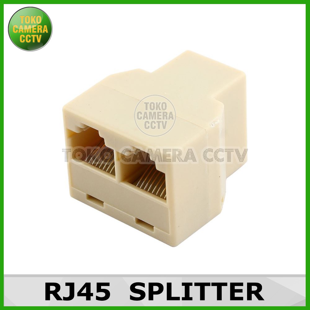 Sambungan Kabel LAN / RJ45 Coupler 2 port LAN Splitter