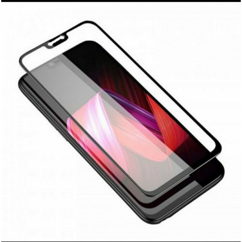 Tempered Glass Pelindung Layar HP Screen Guard Kaca Full Layar Vivo Y83 - Hitam