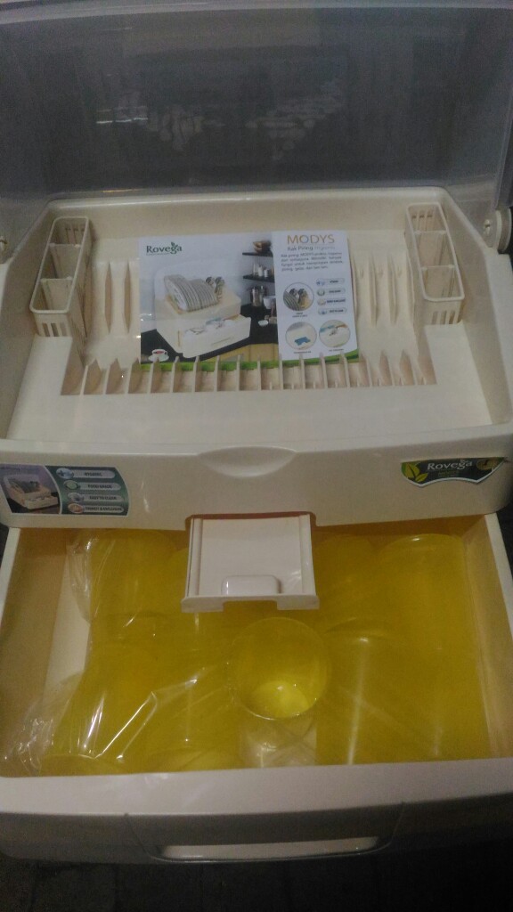 Rak Piring Rovega Modys Drm 878 Dish Drainer / Tempat Penyimpanan Piring Sendok Gelas (food Grade)