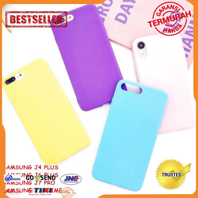 CASE HP SAMSUNG J4 PLUS J6 PLUS J7 PRO J7 PRIME CANDY PASTEL CASING