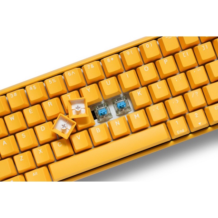 Yellow Ducky One 3 Mini 60% Hotswap RGB Double Shot PBT QUACK Mech