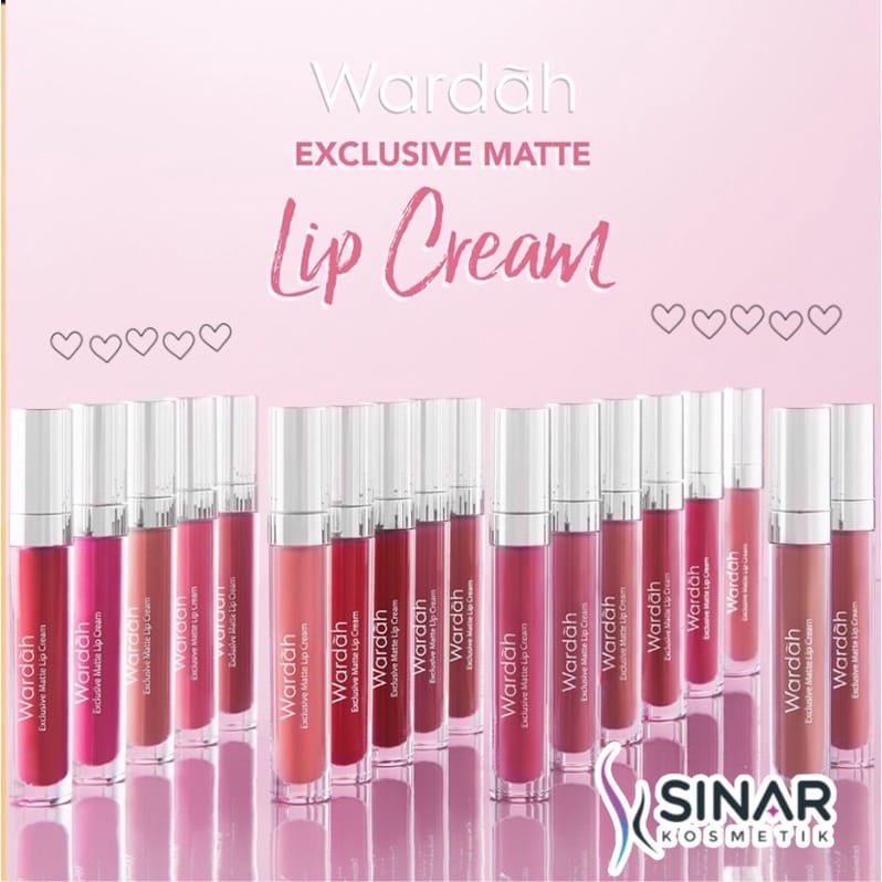 Wardah Exlusive Matte Lip Cream - Lipstik - Lipcream