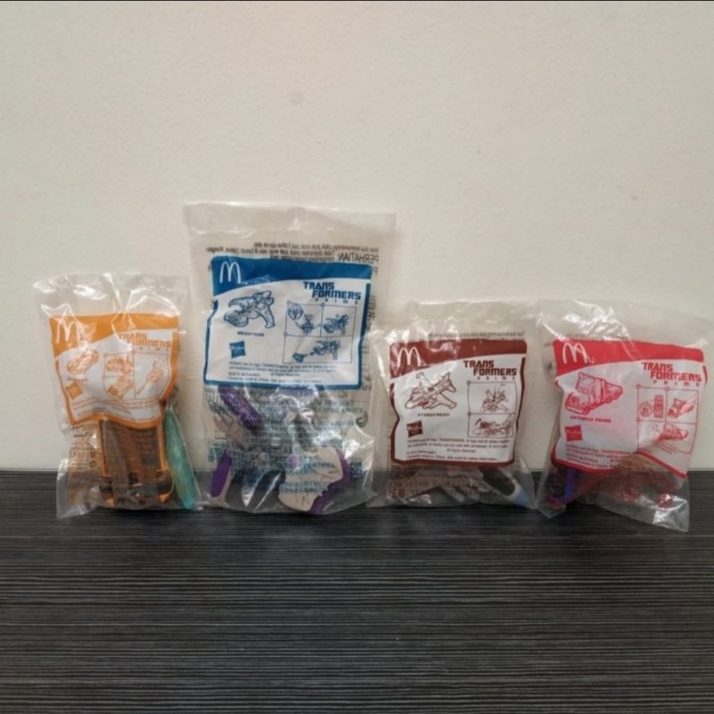 Megatron Optimus Bumblebee Windblade - Transformers Prime & Ratchet - Happy Meal Mc Donald Donalds