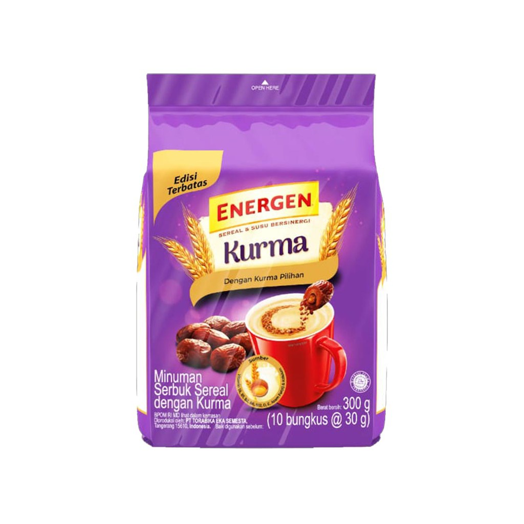 

Energen Sereal Kurma Pack 300 gr (Isi 10 bungkus)