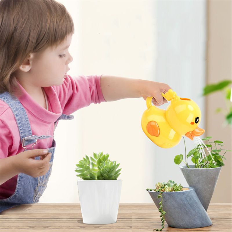 Mary Watering Pot Bebek Mainan Kolam Renang Bayi Mengapung Perahu Bebek Bebas Gigitan Kartun Shower Untuk Kepala Bukan Jamur Safety Water Toy for