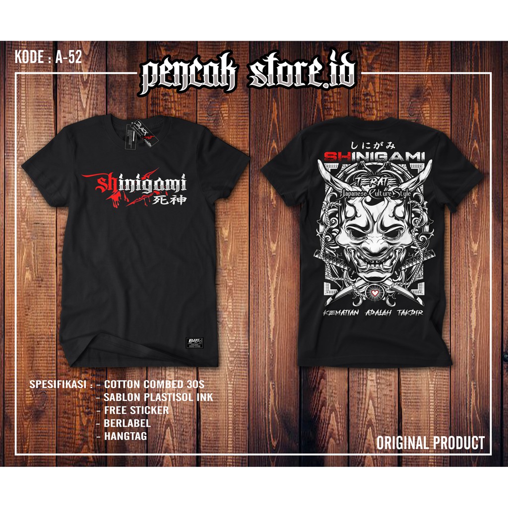 KAOS PSHT DISTRO SHINIGAMI kaos jepang kaos psht keren kaos psht termurah kaos terlaris best seller