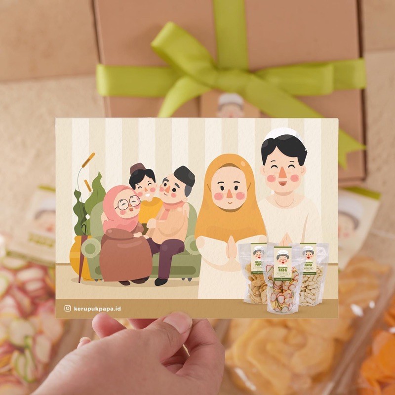 

KERUPUKPAPA Christmas / Eid Hampers | Hadiah Kado Natal / Lebaran Kerupuk Papa