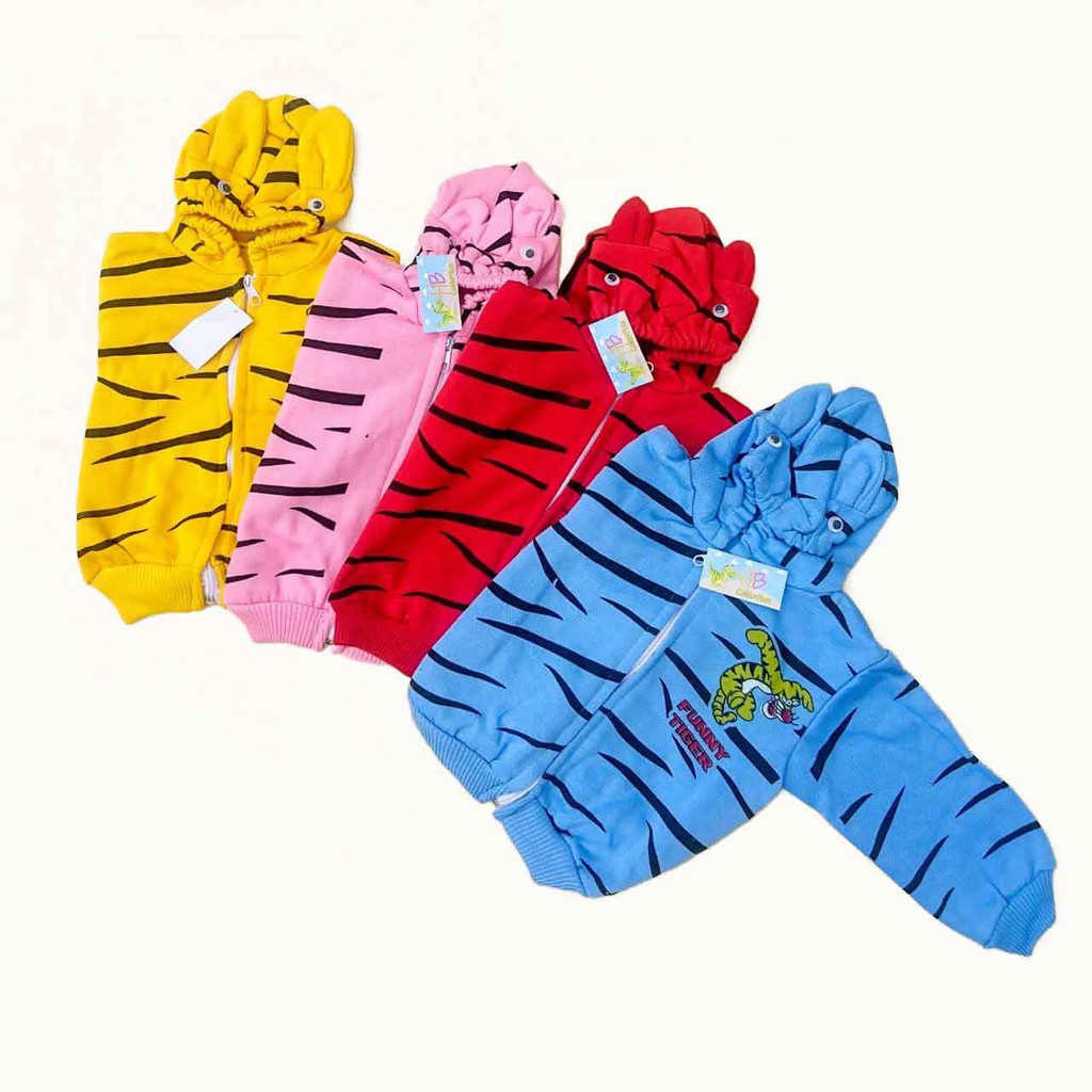 [BISA COD] TERMURAH (WN) JAKET ANAK HB COLLECTION MOTIF ZEBRA // UNTUK UMUR 6 - 12 BULAN // BAHAN DA