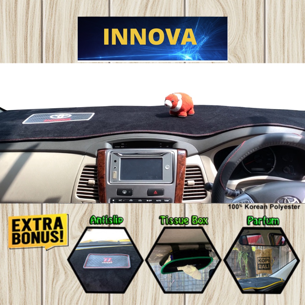 Cover Dashboard Mobil Toyota Innova 2004 - 2015