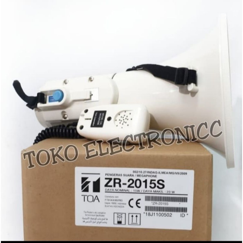 Jual Megaphone TOA ZR 2015S Sirine Shopee Indonesia