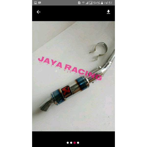TOPPP knalpot racing akrapovic fu
