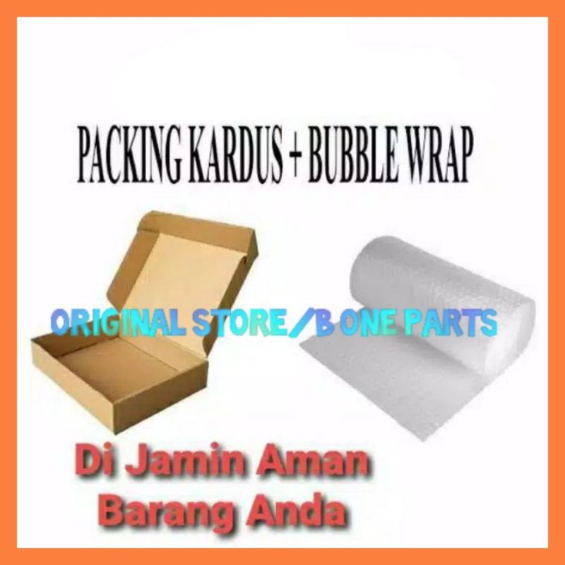 

AGAR BARANG LEBIH AMAN TAMBAHKAN KARDUS + BUBBLE WRAP